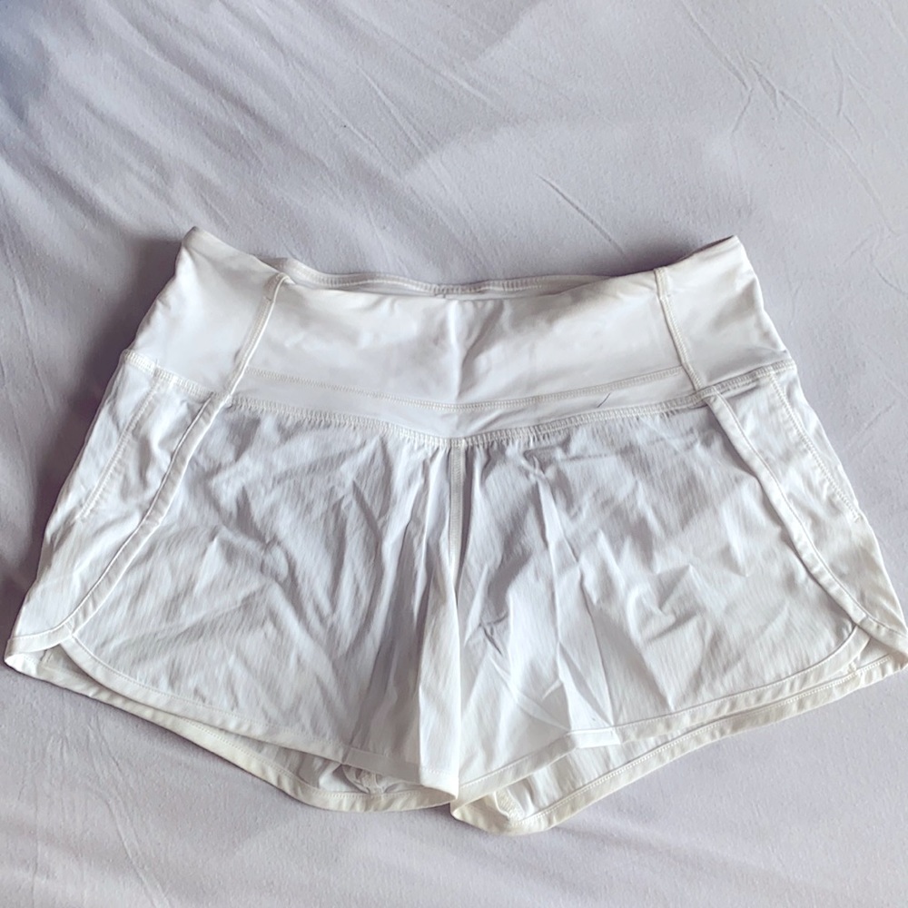 Lululemon white shorts